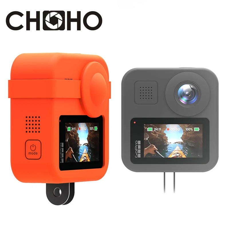 Аксессуары для Gopro Max Мягкий защитный чехол резиновый силиконовый силикагель +