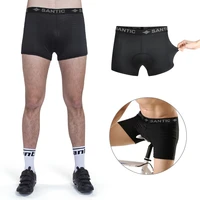 santic cycling shorts cycling underwear gel pad shockproof bicycle underpant mtb road bike underwear men breathable