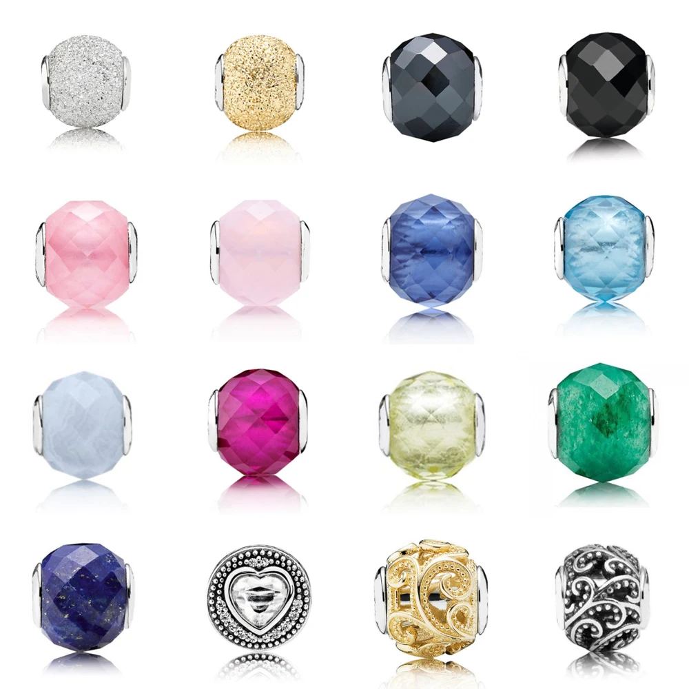 

NEW 2021 100% 925 Sterling Silver Love Gem E series Women Fit DIY Original Bracelet Fshion Jewelry Gift