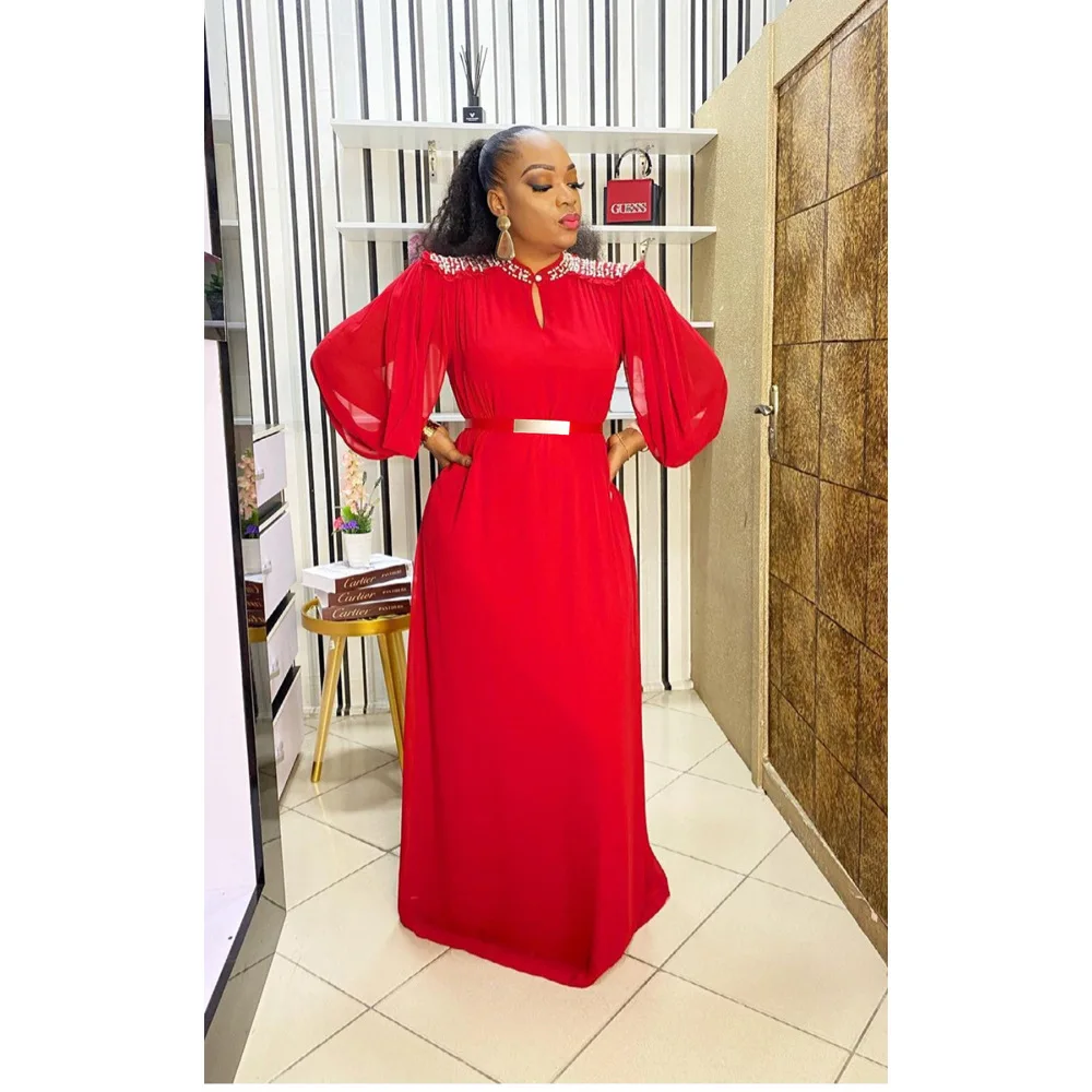 2022 Eid Mubarak Muslim Arabic Long Dress Abaya Dubai Kaftan Dresses Abayas For Women Robe Longue Islamic Clothing with belt