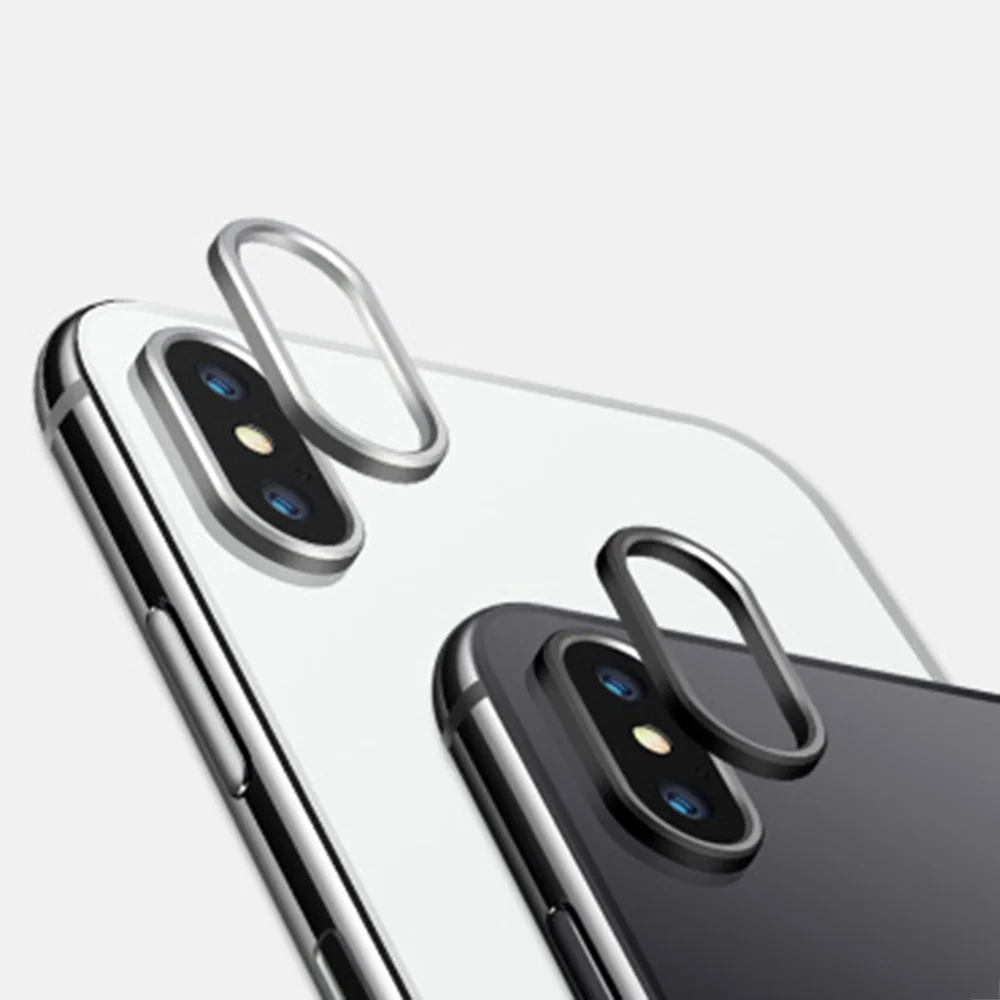 Закаленное стекло для Iphone 7 8 Plus X XR XS MAX Защитное объектива камеры защитное кольцо