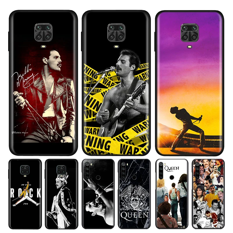 

Freddie Mercury Queen Silicone Cover For Xiaomi Redmi Note 10 10S 9 9S Pro Max 9T 8T 8 7 6 5 Pro 5A Phone Case