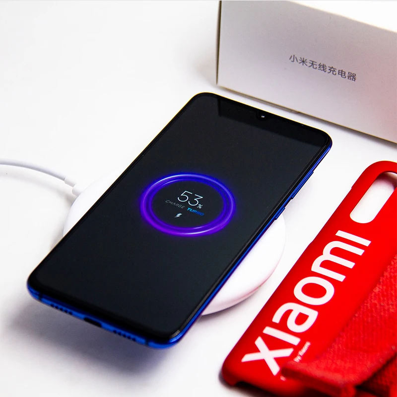 Беспроводное зарядное устройство Xiaomi mi 9, 20 Вт, Макс., 15 В, умный адаптер быстрой зарядки, 27 Вт, 1 м, кабель type-C для Xiaomi mi 9 mi X 2S 3, для iPhone