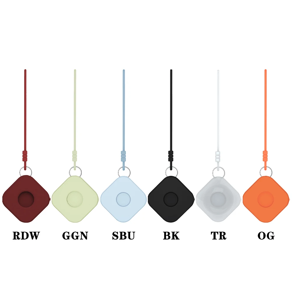 

Square Shape Silicone Case Cover for AirTags Location Tracker Sleeve Shell Skin Specially Designed for AirTags Bluetooth Tracker