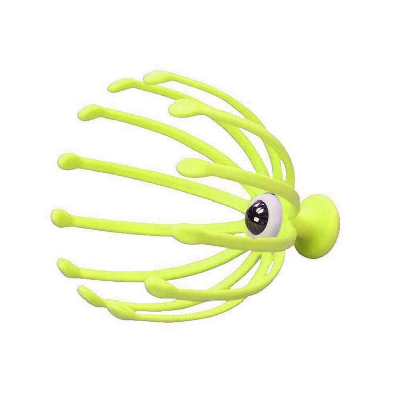 1pcs Claw Massager Octopus Head Scalp Neck Equipment Stress Release Relax Massage Tens Pain Relief Head Health Care Wholesale
