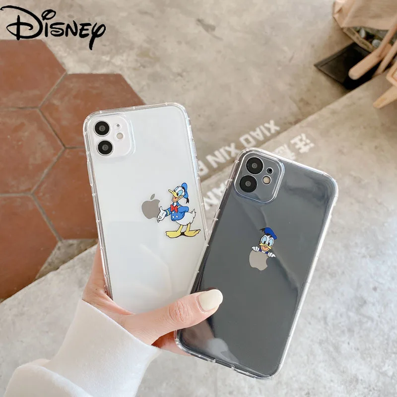 

Disney Donald Duck Couple Phone Case for iPhone11/11pro/11promax/7/8p/xs/xsmax/se/xr/12promax/12mini cartoon cute phone cover