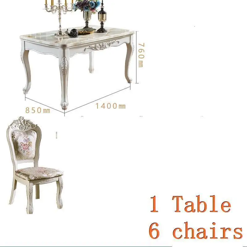 Masa Sandalye Sala De Jantar Esstisch Tafel Redonda Eettafel Tisch обеденный набор европейский стол