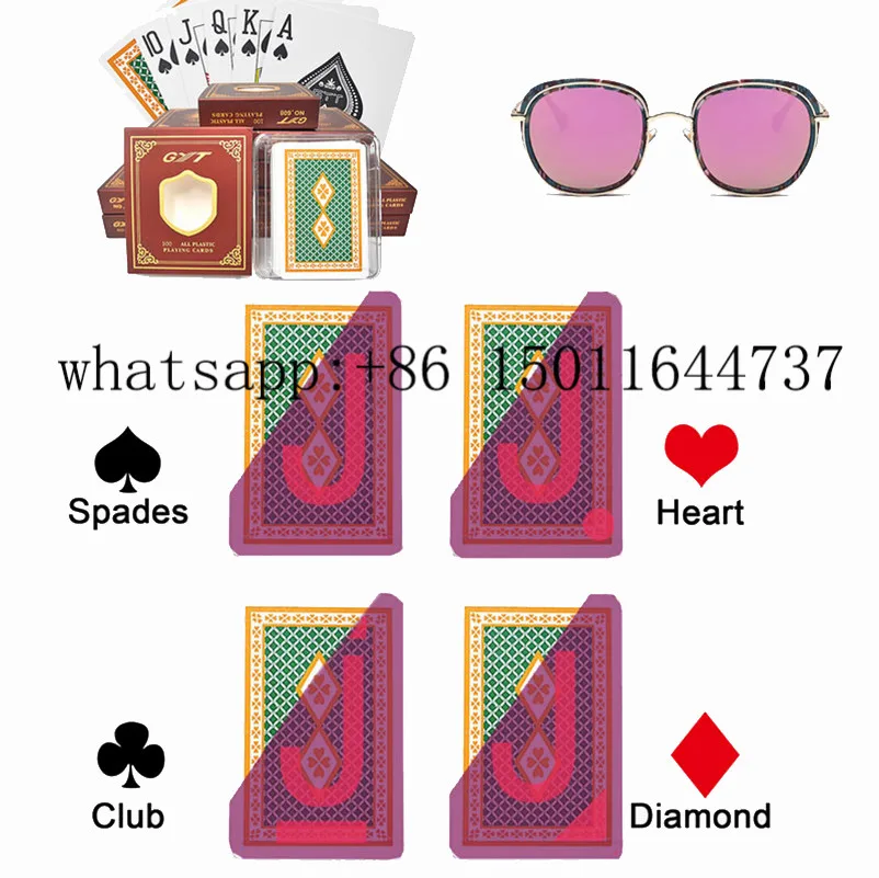 GYT игральные карты для инфракрасных контактных линз волшебные трюки деки