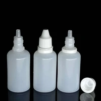 30ml empty plastic dropper bottles container vials suit for solvents light oils paint essence eye drops saline