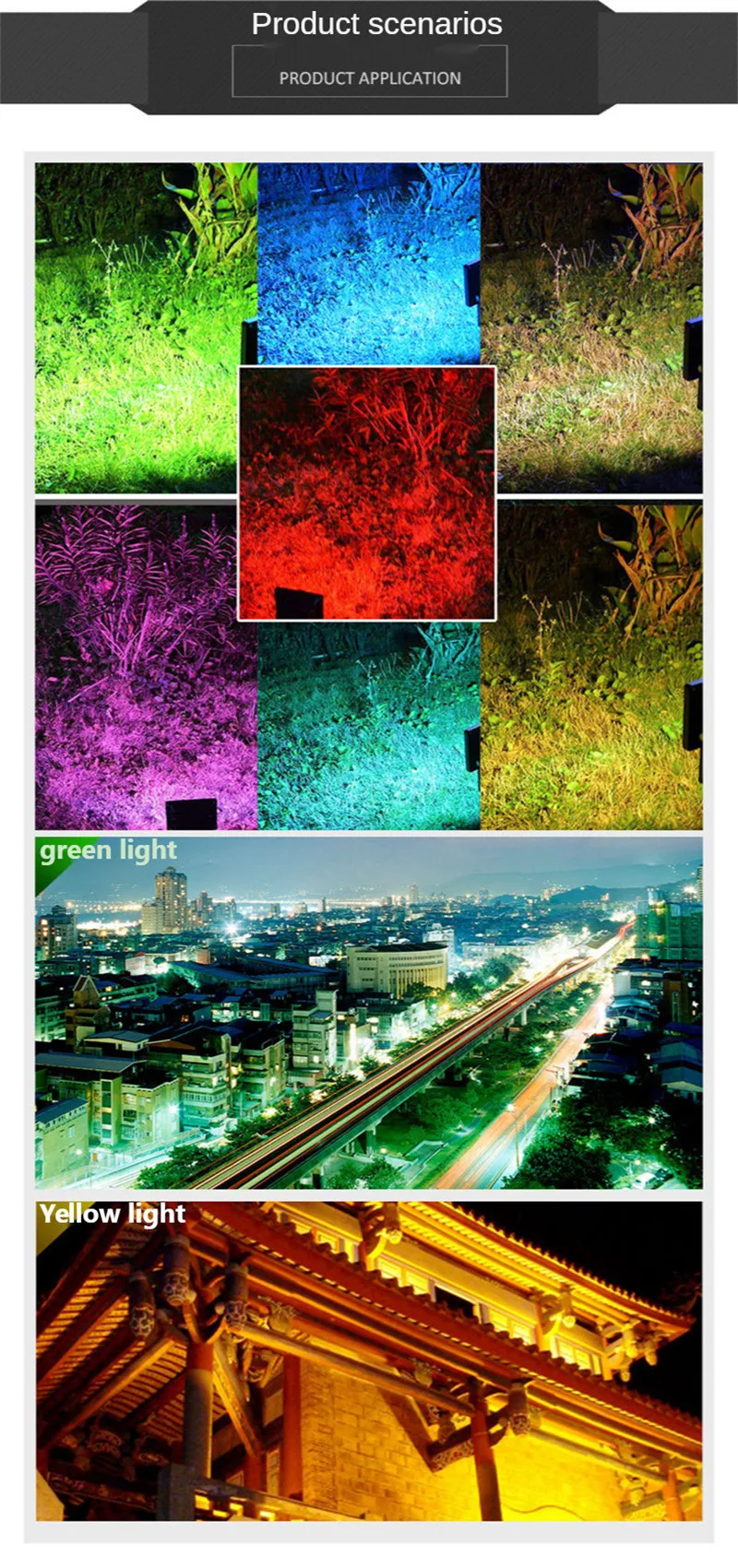 

Solar Landscape Light Streetlight Courtyard Solar Flood Lights Outdoor Reflector Led Light Projector Garden Lighting 10W 50W