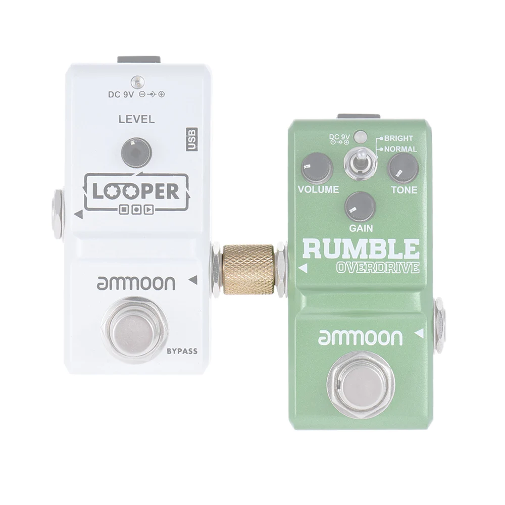 

2 Pack 1/4 Inch 6.35mm Guitar Effect Pedal Coupler Connector Straight Type Guitar Pedal Board Accessory