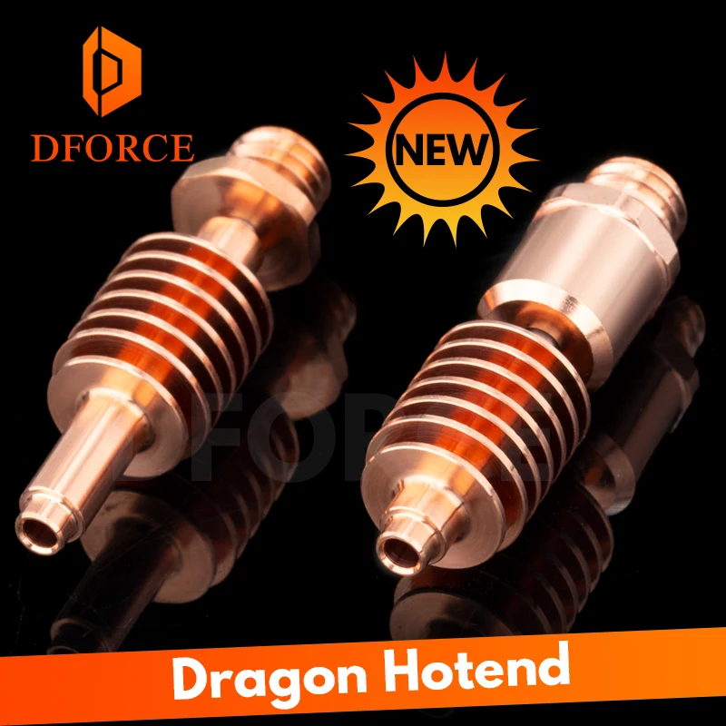 DFORCE Dragon Core(Dragon Heatbreak) для Hotend запасные части/высокотемпературный hotend совместимый
