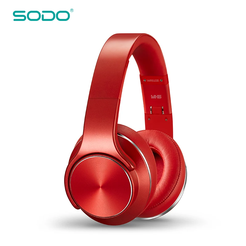 Беспроводные наушники SODO MH-5 2 в 1, Hi-Fi стерео Bluetooth-совместимые наушники-вкладыши 5,0 с микрофоном, поддержка TF/FM