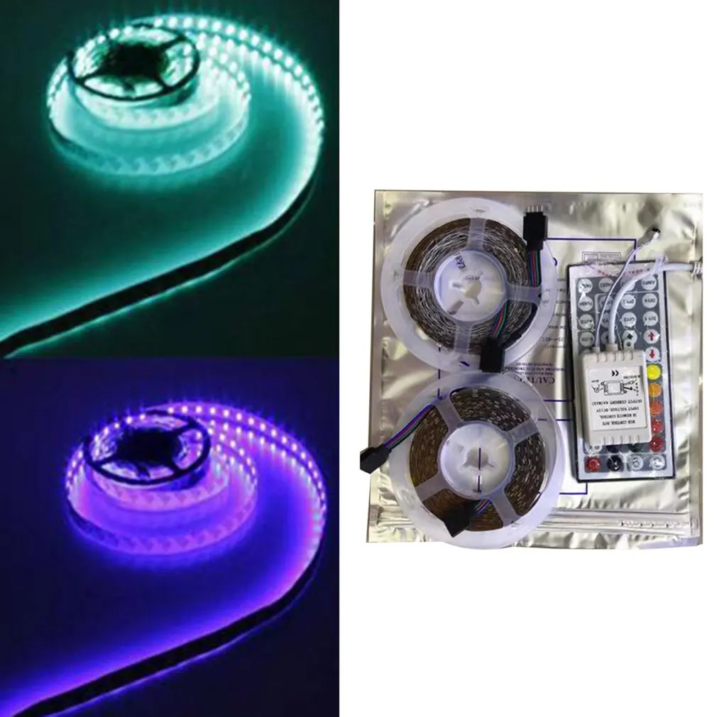 1 комплект 2x5 метров/1 рулон 2017 Профессиональный 600 светодиодный s 3528 SMD RGB