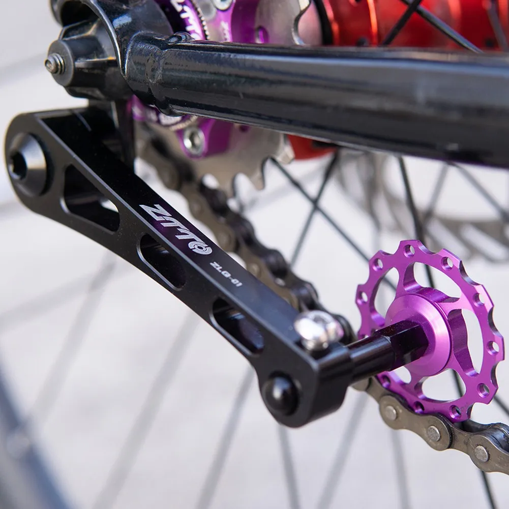 

1 Piece Bike Chain Tensioner Aluminium Alloy 90mm/3.5 Inch Single Speed New MTB Bicycle For 13-23T Cog Chainring Zipper