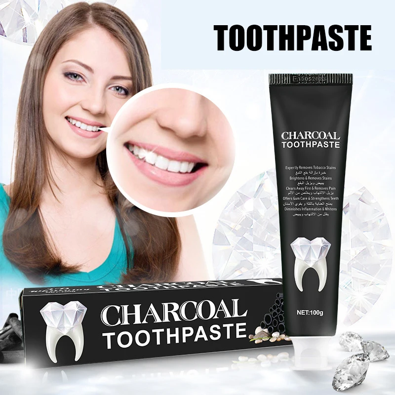 

1PC Bamboo Charcoal Toothpaste Whitening Black Charcoal Oral Hygiene Toothpaste Teeth Care Oral Hygiene Toothpaste