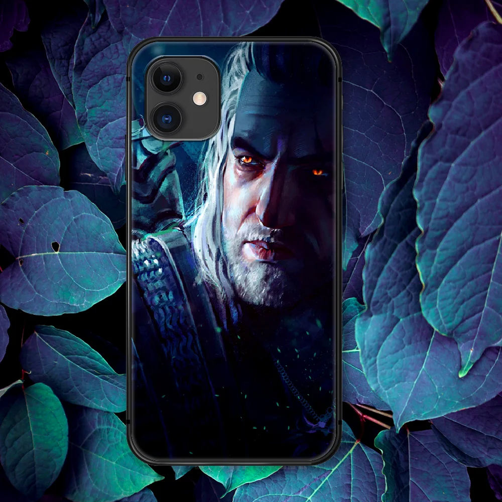 

Witchers Geralt Game Phone Case For IPhone 4 4s 5 5S SE 5C 6 6S 7 8 Plus X XS XR 11 12 Mini Pro Max 2020 black Bumper Luxury