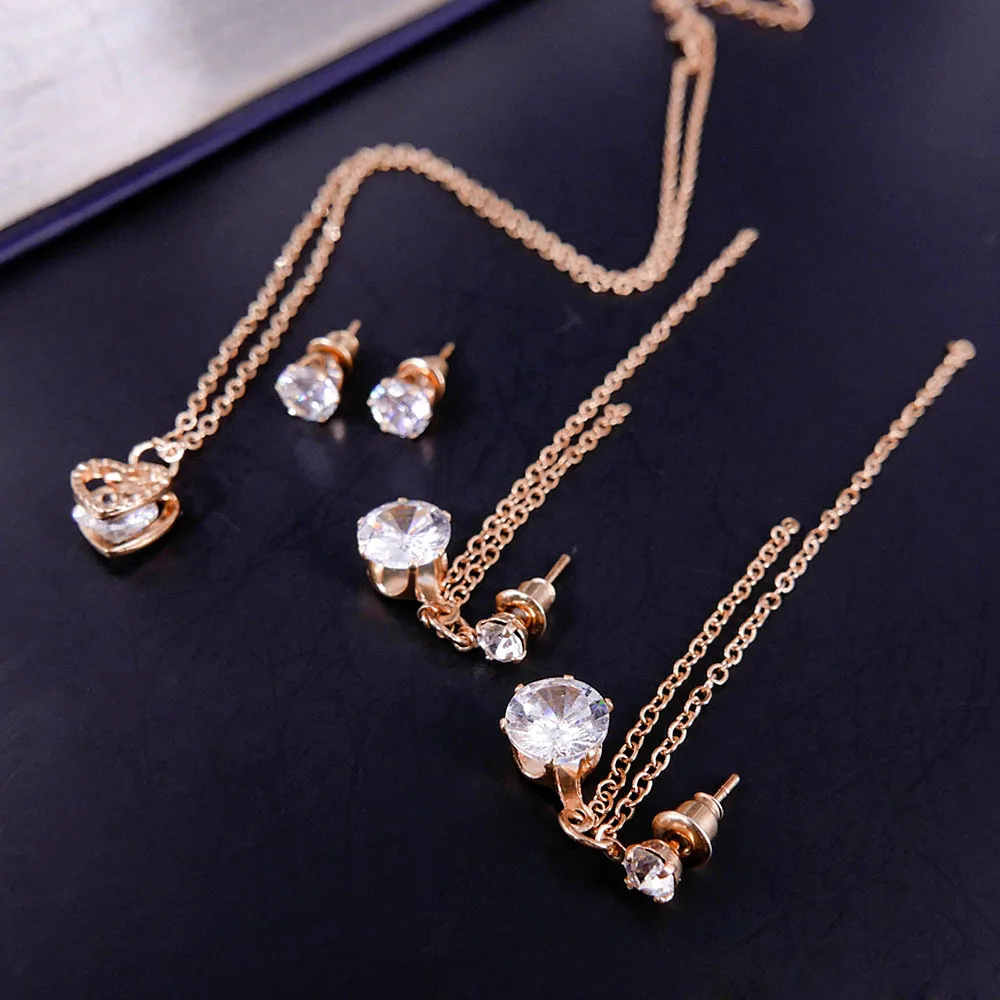 2019 women new multi-layer crystal moon pendant ladies retro charm necklace party jewelry accessories initial | Украшения и