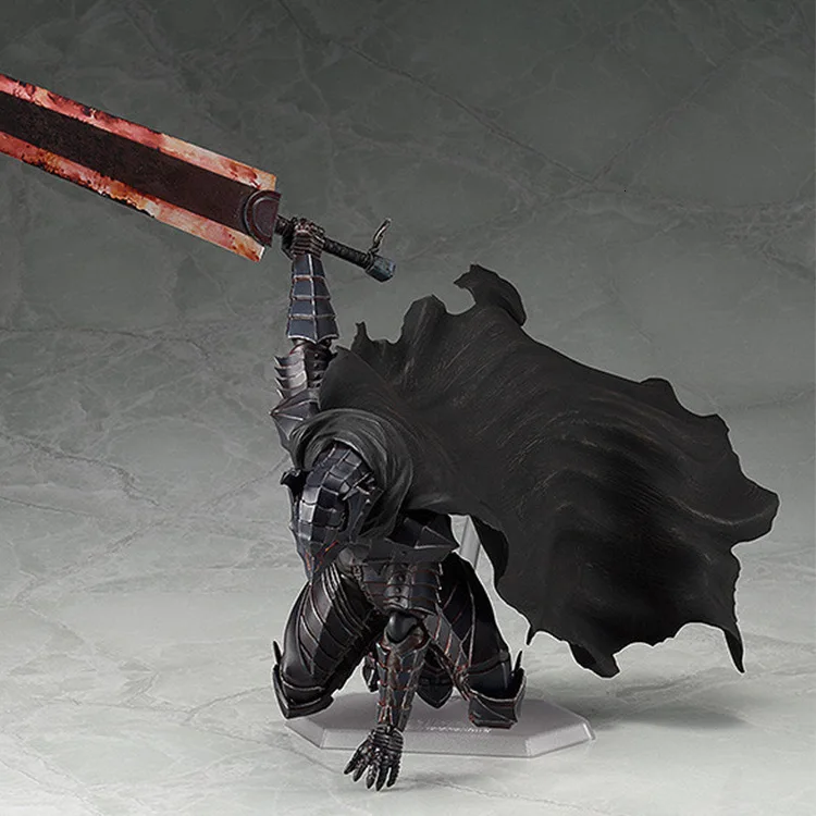 Berserk Figma 410 черная фигурка фехтовальщика Коллекционная модель игрушки 22 см с розничной коробкой для подарков