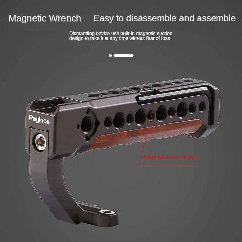 

Micro Single Photography SLR Camera Hot Shoe Upper Handle Rabbit Cage Pot Handle Expand Camera Accessories