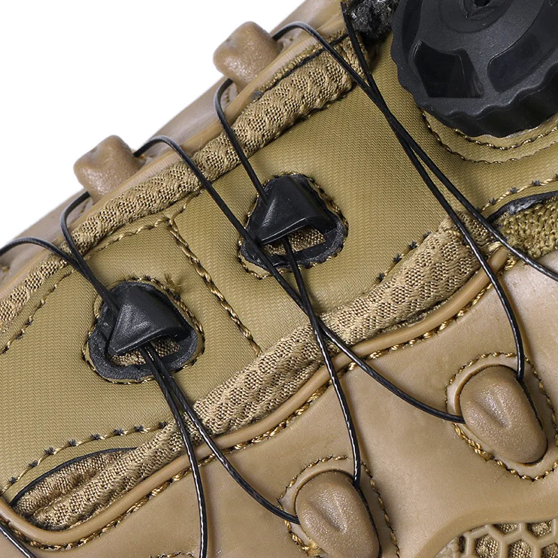 Brand Tactical Military Combat Boots Outdoor Quick Reaction BOA Breathable Men Shoes Army Ankle Boots Safety Climbing Shoes