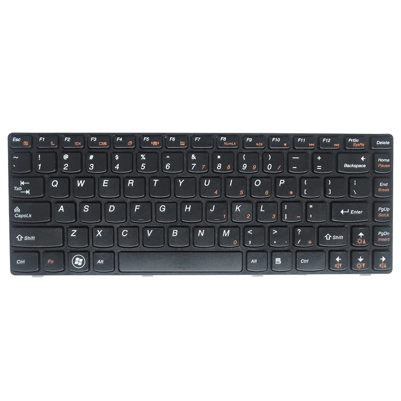 Английская клавиатура для ноутбука Lenovo Y400 Y410 Y430P Y400P Y410P Y400N Y410N US black|Клавиатуры