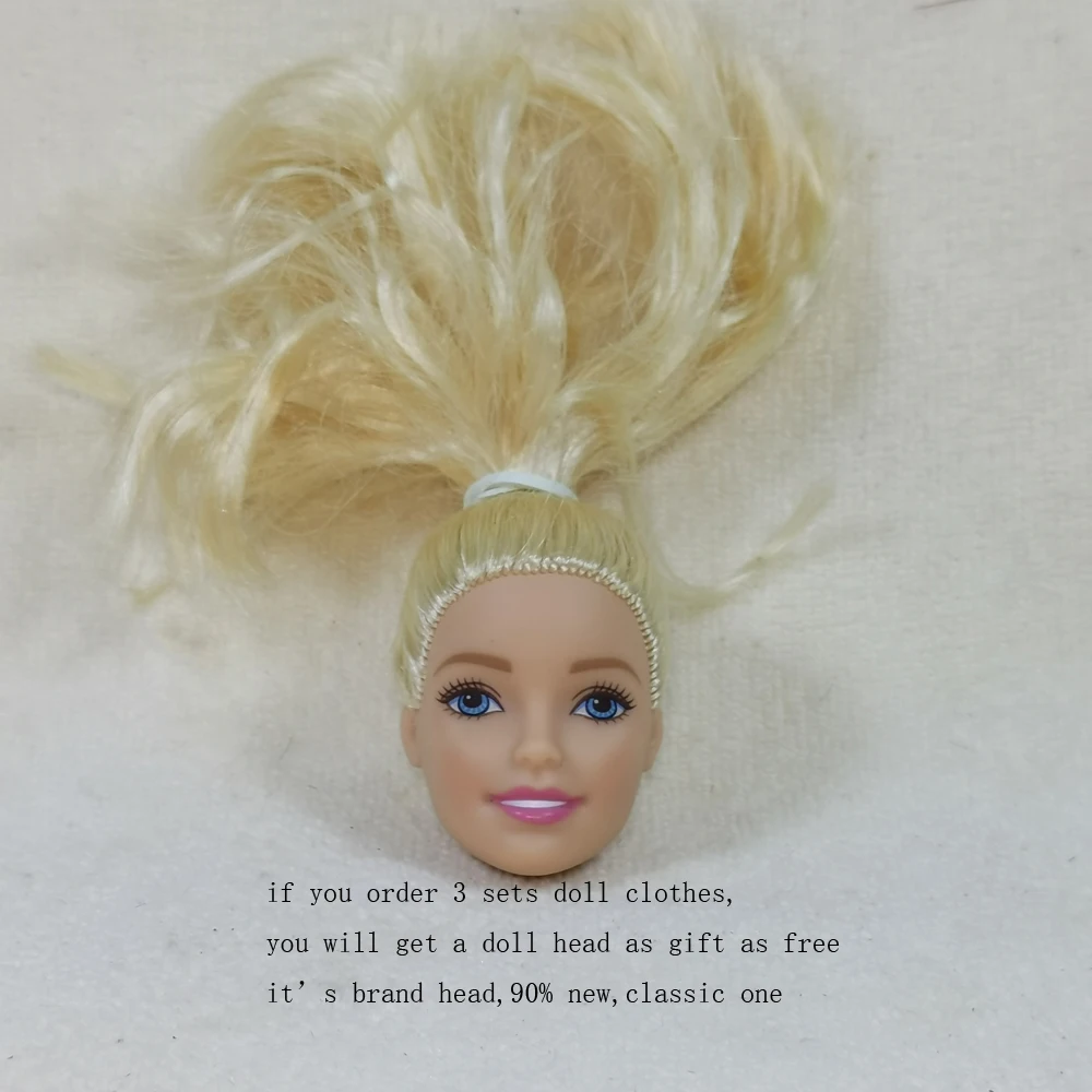 N-1 Doll Clothes Girl DIY For 1/6 OOAK Beauty Doll's Dress A Brand Head As Gift If 3-set or More