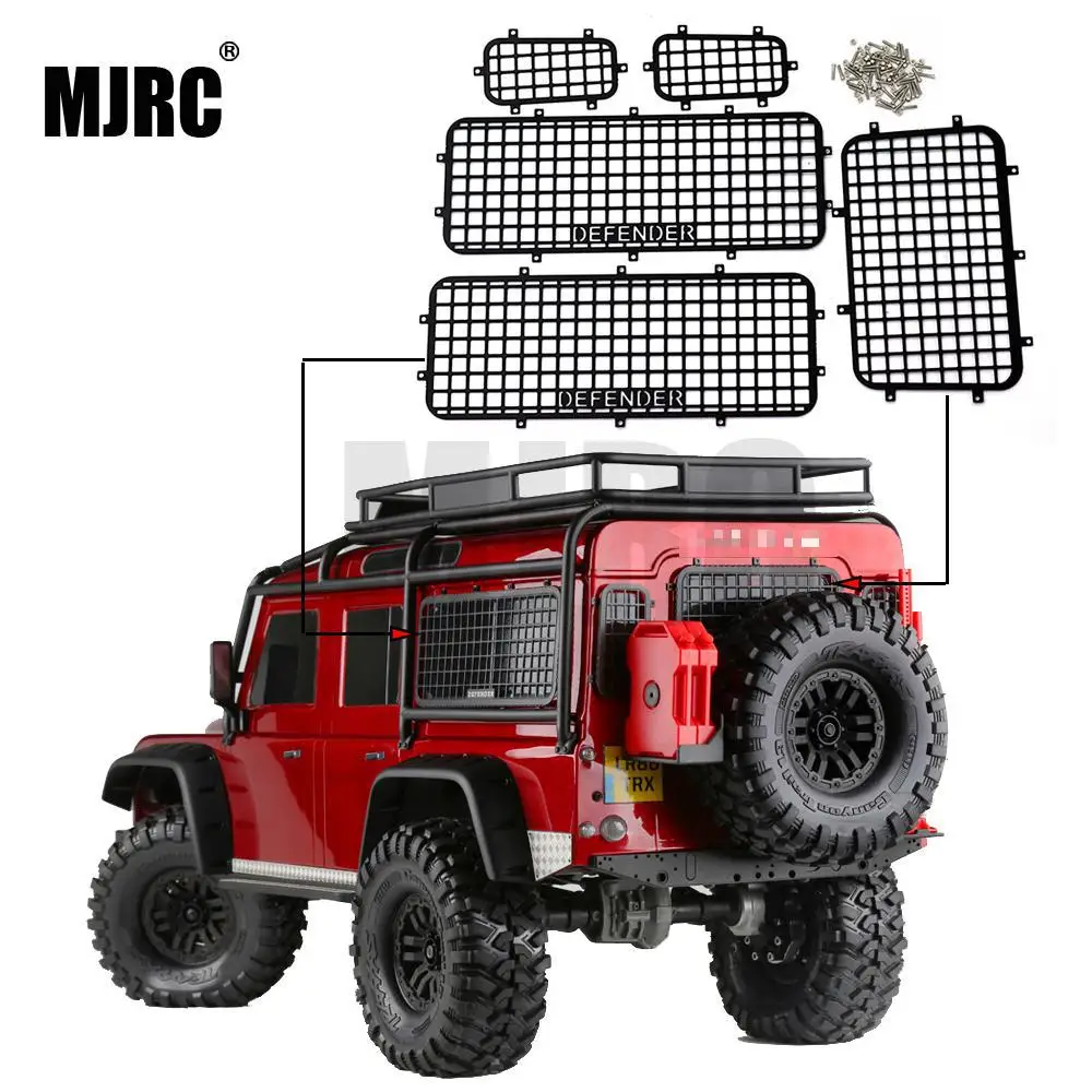 MJRC TRAXXAS TRX4 металлическая оконная сетка защитная сетка для 1/10 RC Гусеничный автомобиль Traxxas Trx-4 Trx 4