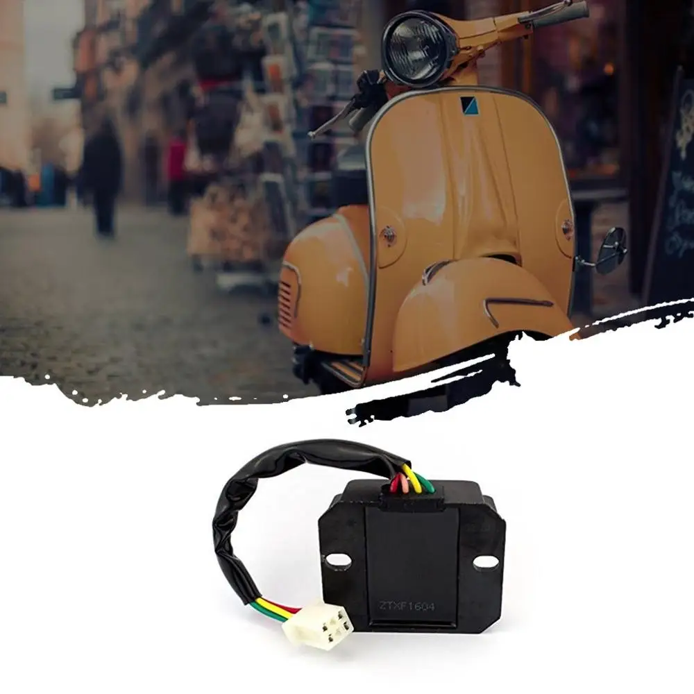 4 линии 12V мотоциклов кремниевый выпрямитель ZS110 регулятор ZS 110 Напряжение Скутер