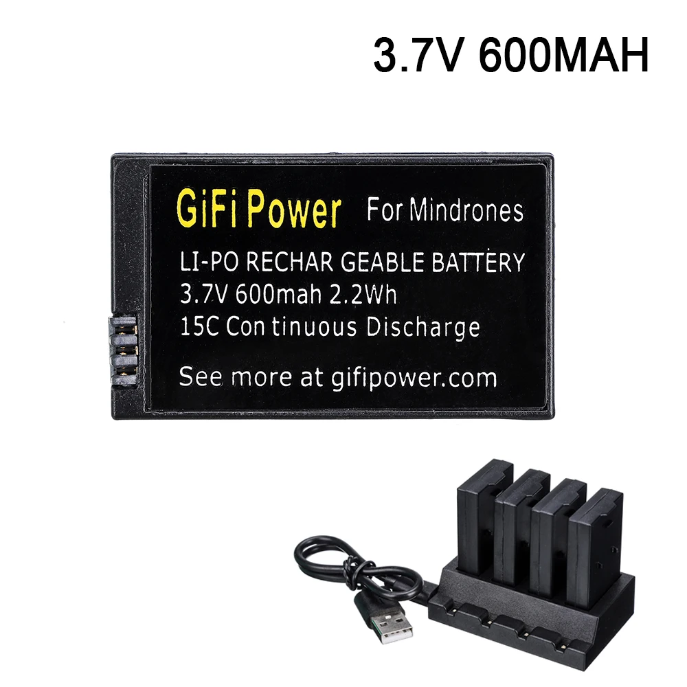 original 3 7v 600mah 20c li po battery charger for parrot mini drone for parrot jumping sumo swing mambo rolling spider free global shipping