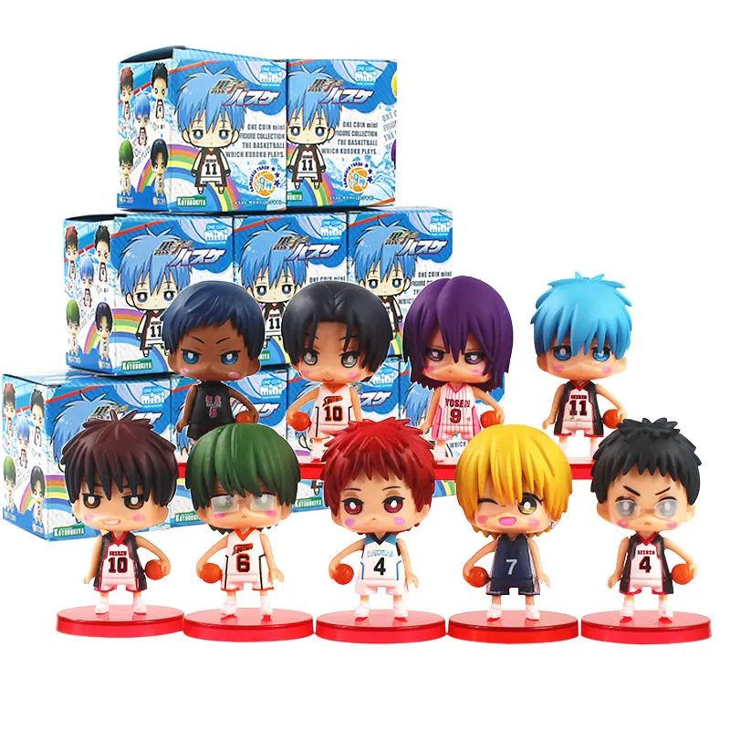 6 5 см 9 шт./компл. японская аниме экшн фигурка Kuroko's баскетбольная игрушка Kuroko Kagami