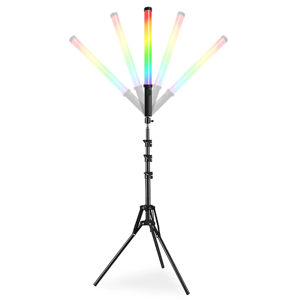 Портативная светодиодсветильник лампа RGB для фотосъемки со встроенным