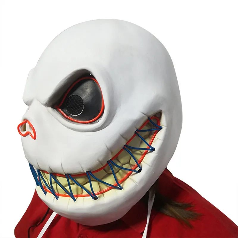 Кошмар перед Рождеством косплей маски Джек Скеллингтон ребенок взрослый череп