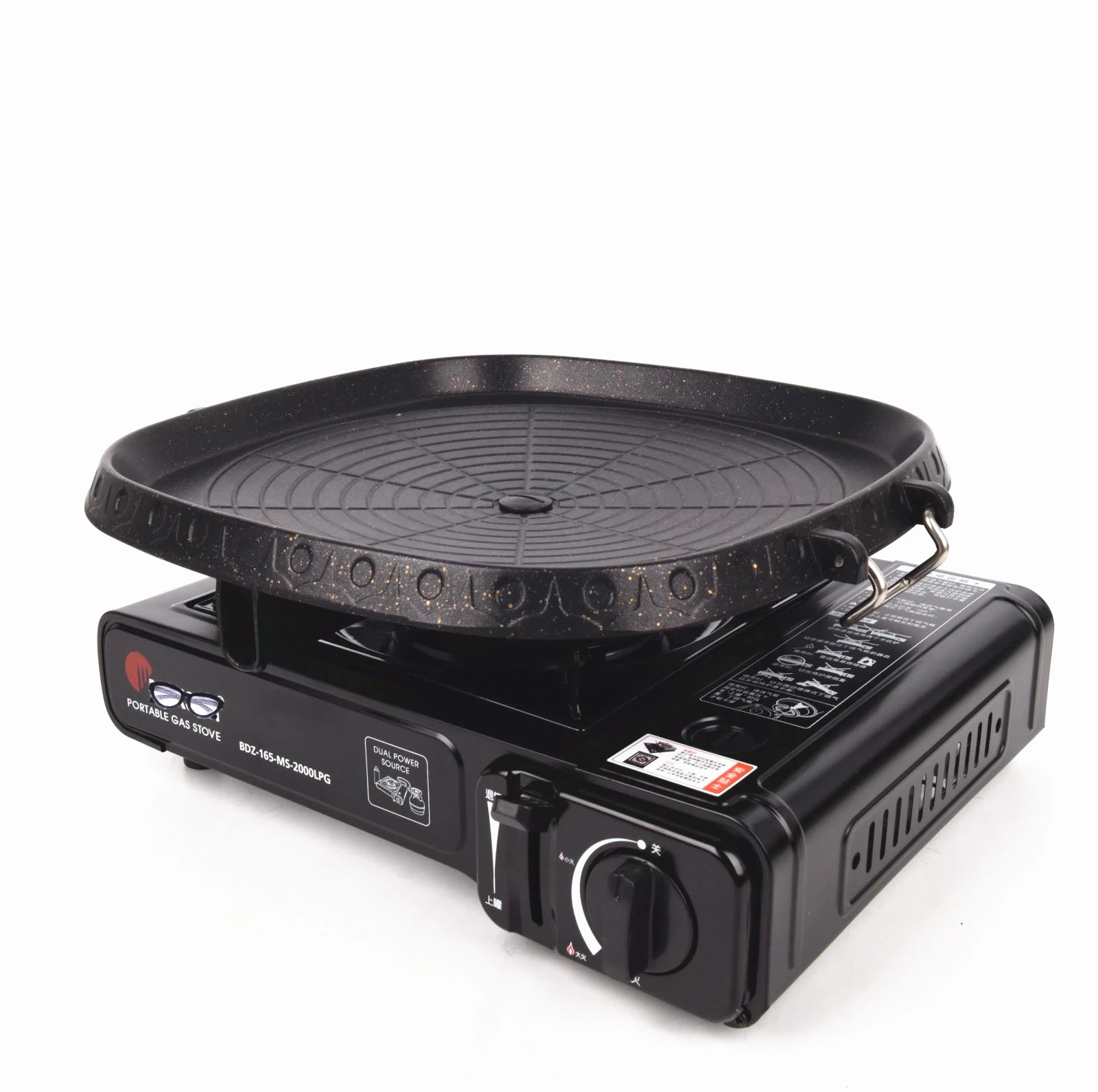 baratas Coreano Fuma-livre Churrasco Pote De Gás Fogão De Churrasco Doméstico Portátil Forno De Cartão Não Vara Placa De Churrasco Ao Ar Livre Grill Pan Conjunto