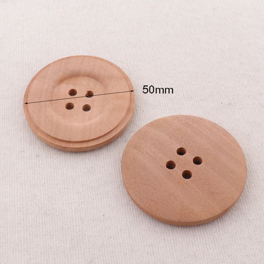6 шт бледно желтые круглые деревянные пуговицы с 4 отверстия для пришивания