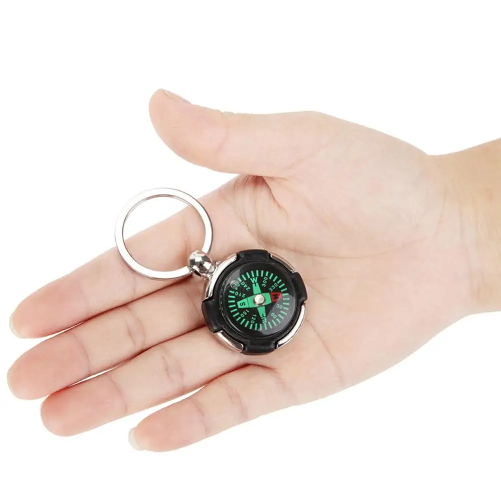 Портативный Мини Компас практичный Guider для наружного кемпинга компас брелок