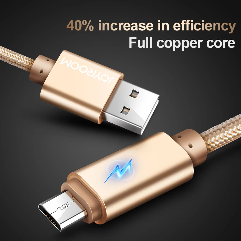 Joyroom, Micro USB кабель, быстрая зарядка, USB кабель для передачи данных, шнур, зарядное устройство, Microusb кабель для samsung, Xiaomi Redmi, Android, Microusb, 1 м