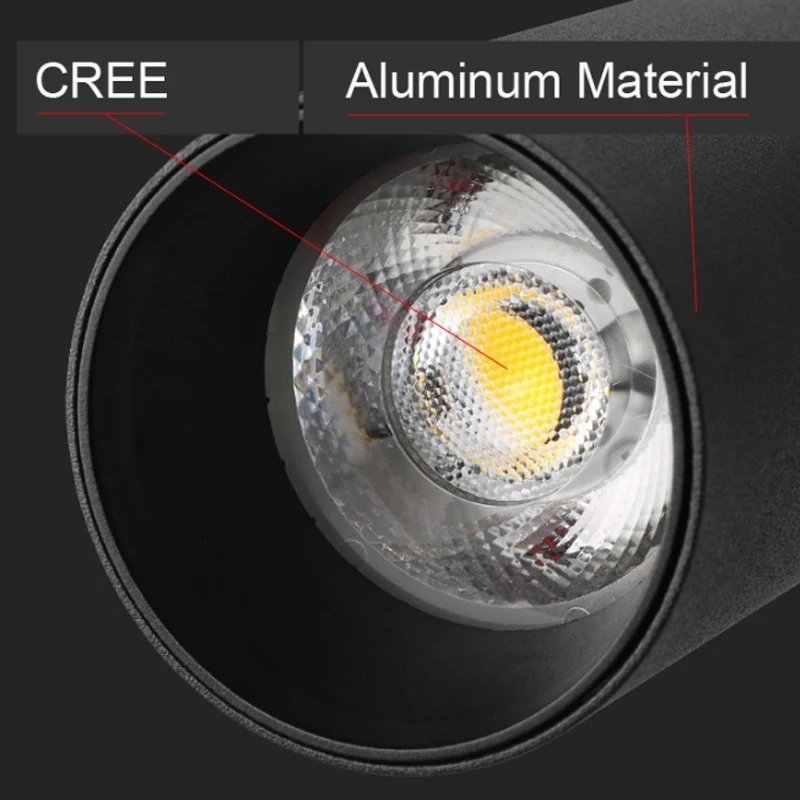 JLAPRIRA светильник ING белый черный 360 градусов регулируемый светодиодный Трек