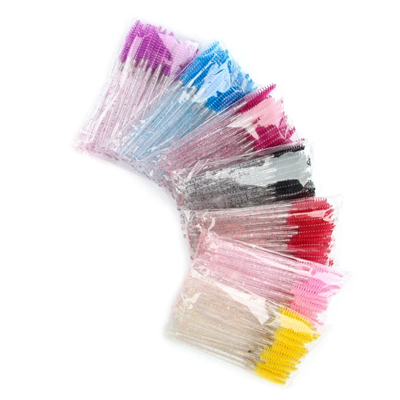 

500/50Pcs Makeup Brushes Eye lashes Disposable Mascara Wands Applicator Eye lashes Cosmetic Brush Maquiagem For Makeups Tool New