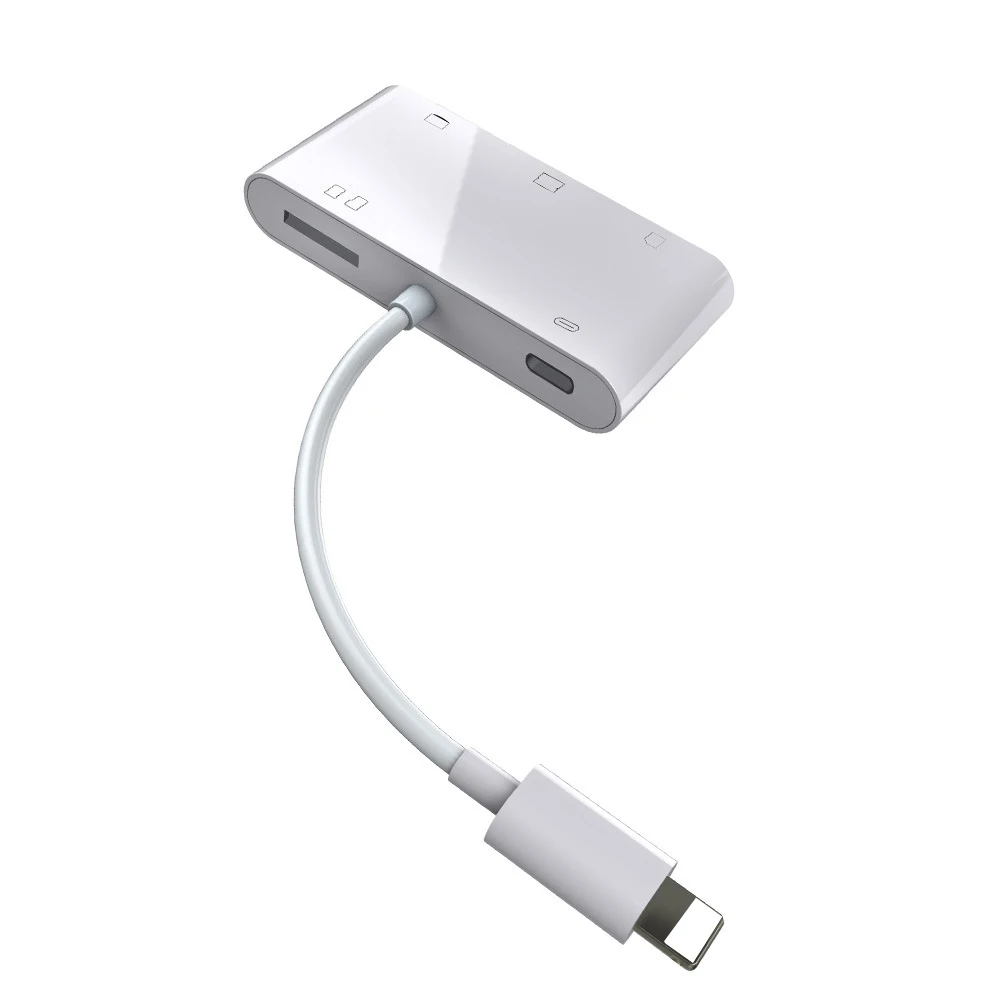 Все в 1 SD TF SDHC CF XD M2 кардридер памяти для IPhone X XS MAX XR карта писатель 11 PRO 12 6 7 8 Plus IPAD |