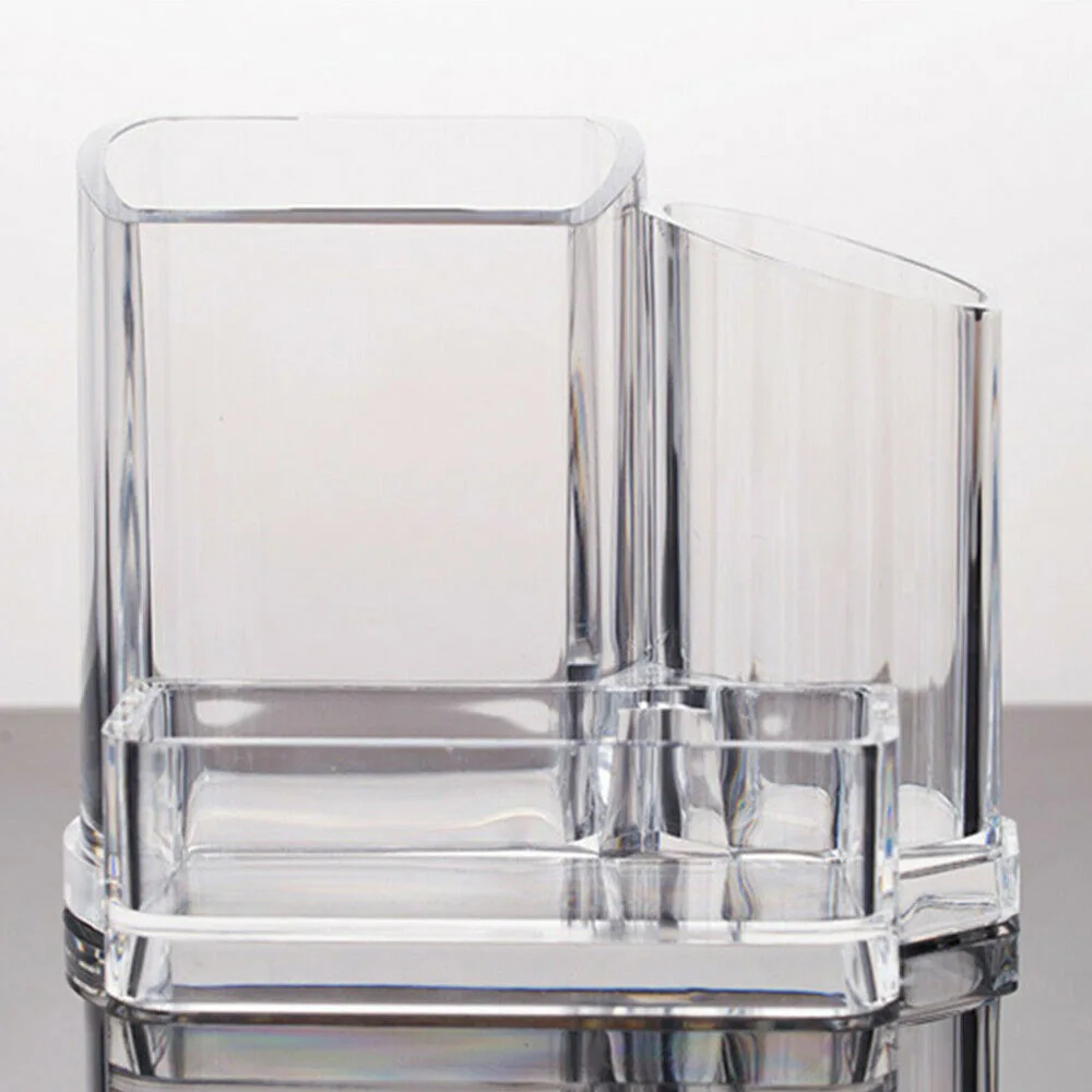 

Acrylic Clear Cosmetic Organizer Makeup Brush Pen Storage Holder Stand Box Case