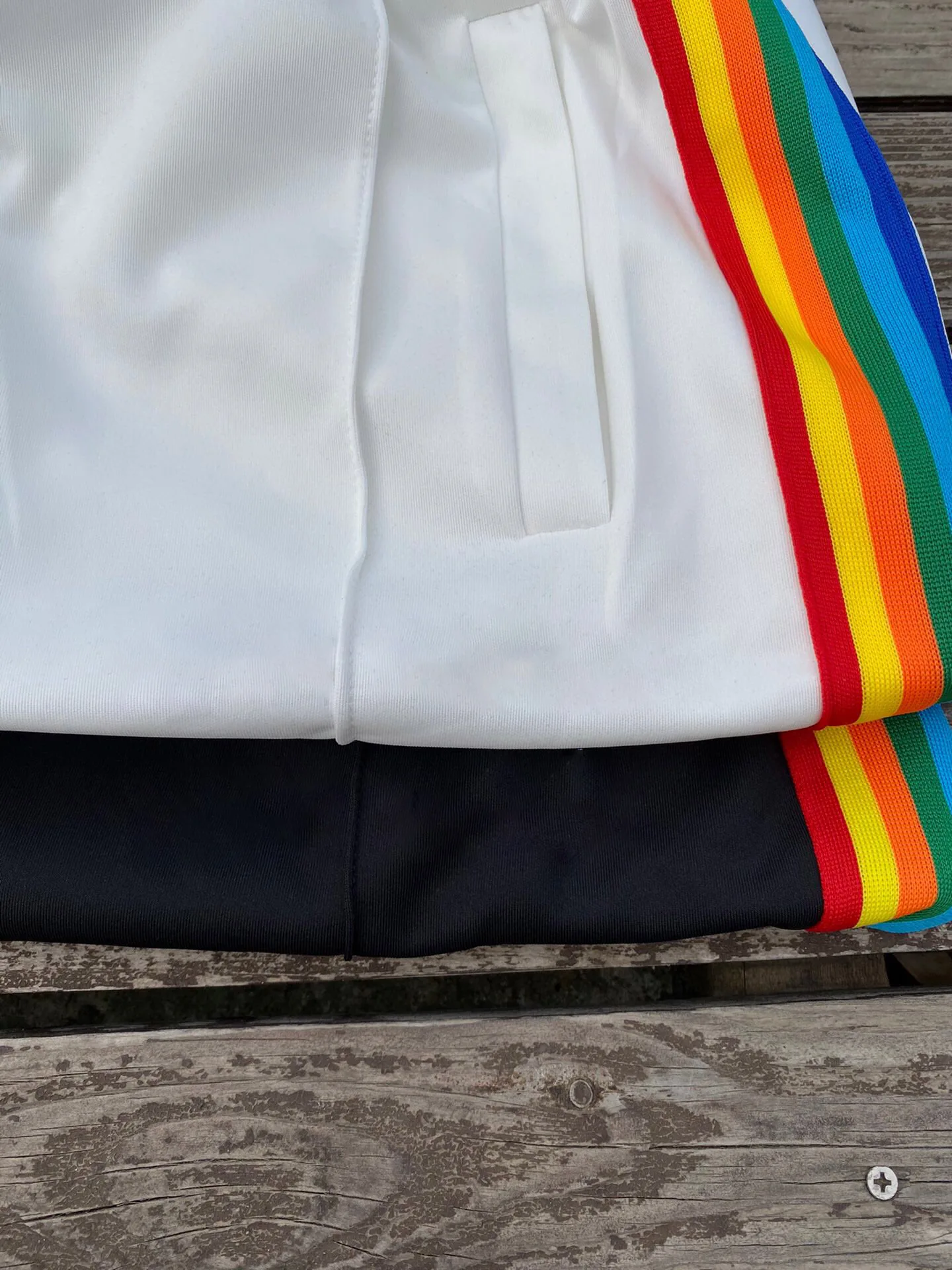 

2021 men and women rainbow ribbon casual fashion spring pants