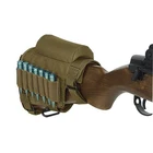 Холщовые чехлы для тактической винтовки, подставка для щек, патроны, сумка для охотничьего носителя, круглая сумка для патронов