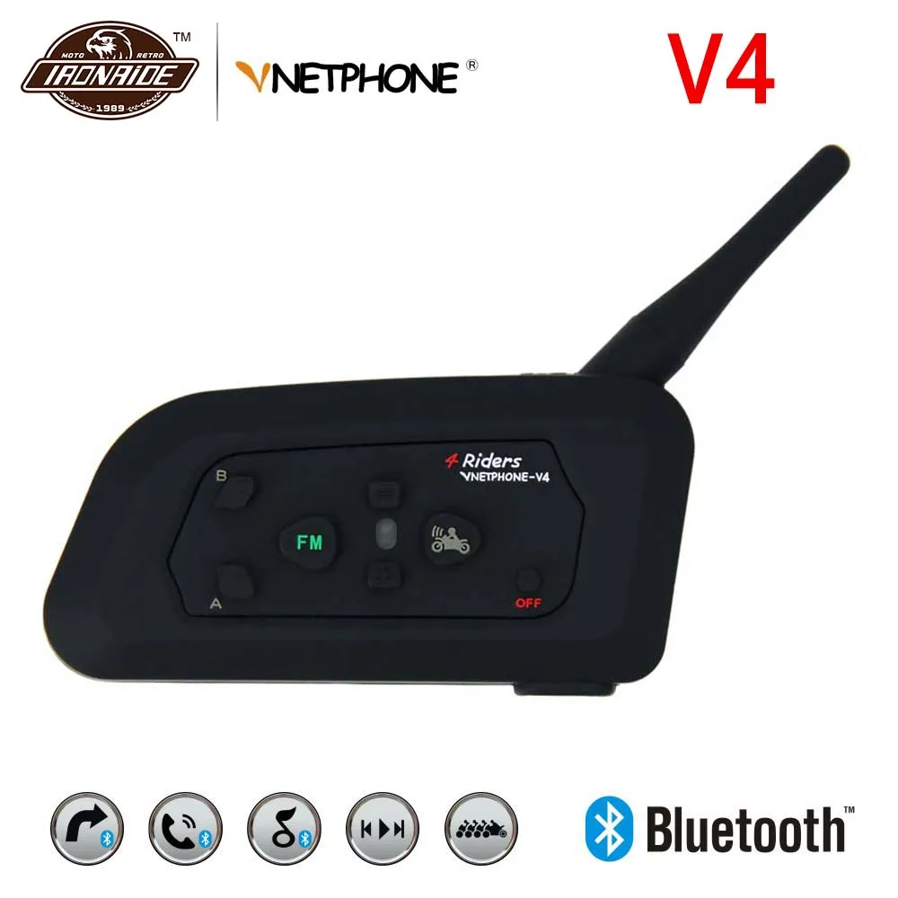 Bluetooth Интерком VNETPHONE для мотоцикла 1200 м|Наушники шлемов| |
