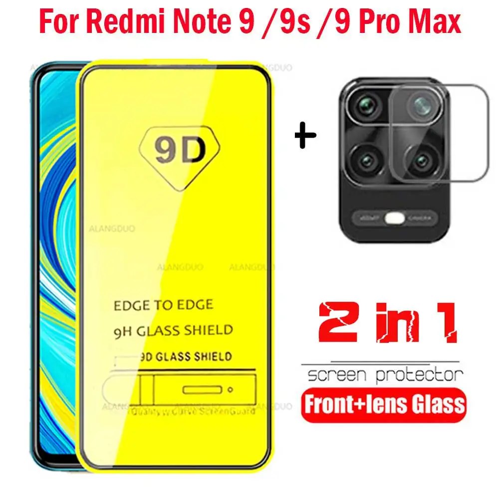 Защитная пленка для объектива камеры Redmi Note 9s 9 Pro Max закаленное стекло экрана 9a 9c
