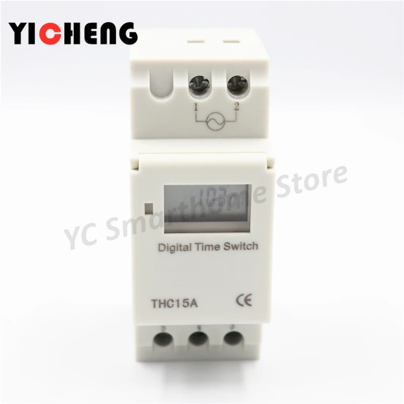 AHC15A small microcomputer time control switch box rail type THC15A electronic controller timer | Обустройство дома