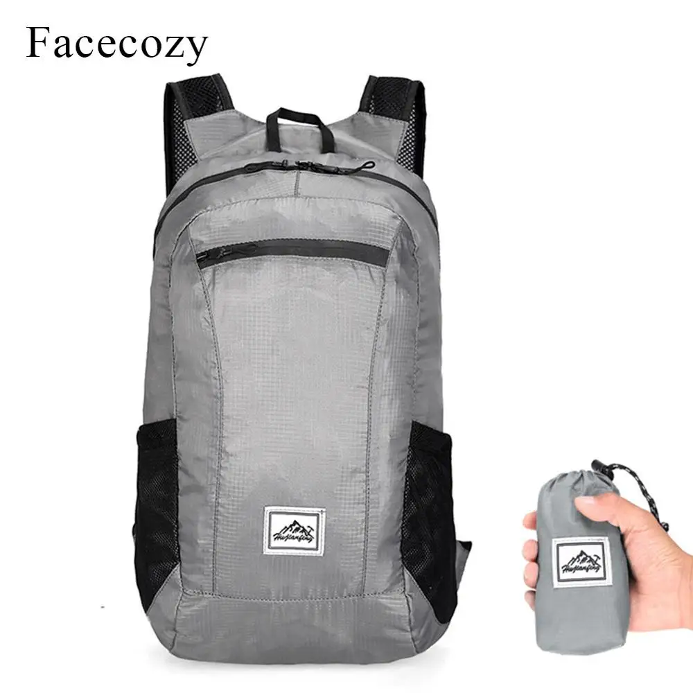 Уличный водонепроницаемый рюкзак Facecozy унисекс Складная портативная легкая