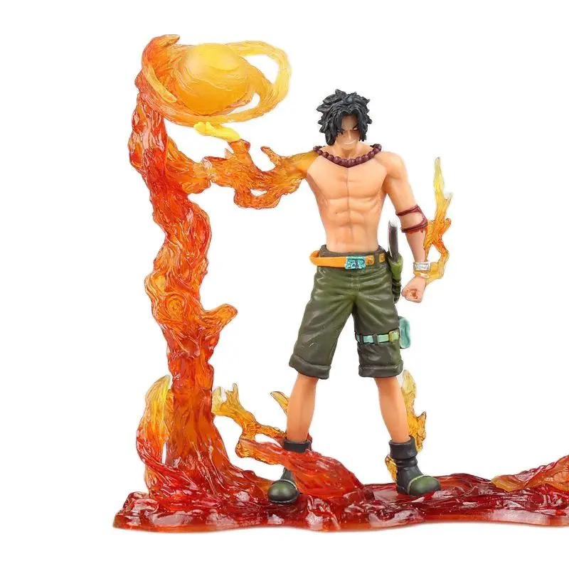 

15cm One Piece Anime Figure Portgas D Ace VS Marshall Teach Endgame Anime Action Collect Model Toys For Gifts