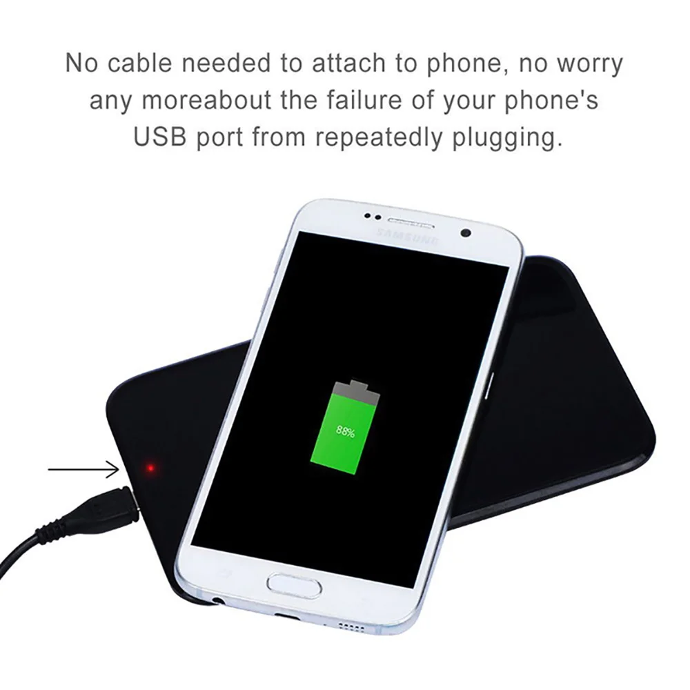wireless fast charger for samsung galaxy s10 s9 s8 note 9 charging pad for iphone 12 11 pro xs max xr x 8 plus phone free global shipping