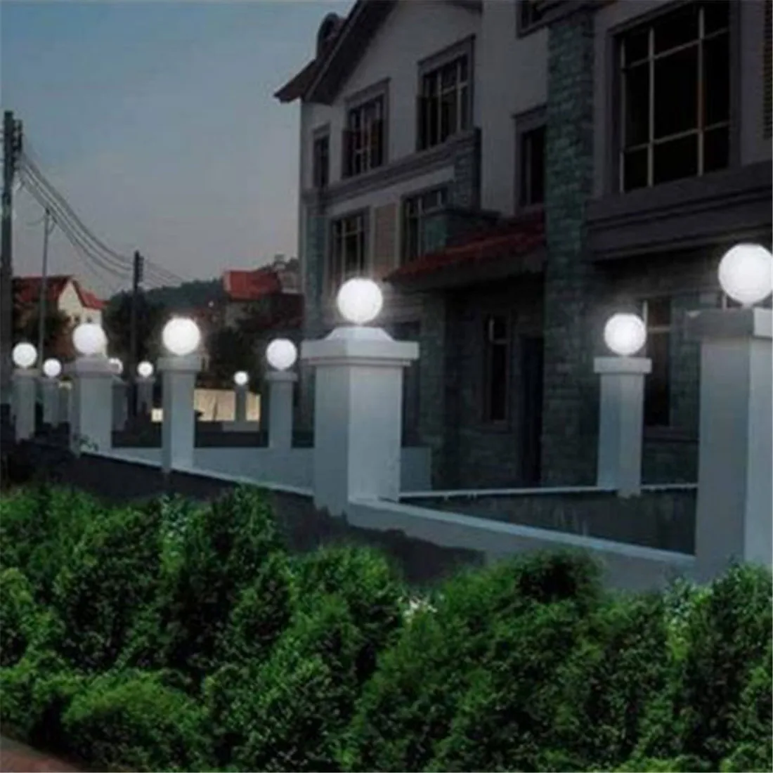 Сменный акриловый абажур для столбчатой лампы прозрачный D15 см D20 d25 с